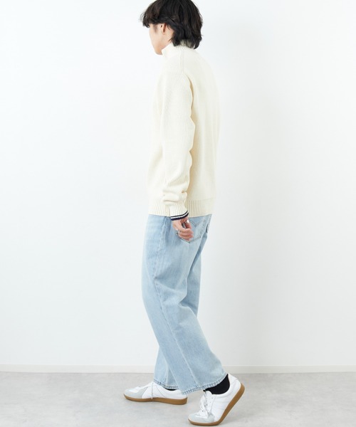 FRED PERRY/フレッドペリー] 別注 ハイネック ジップニット