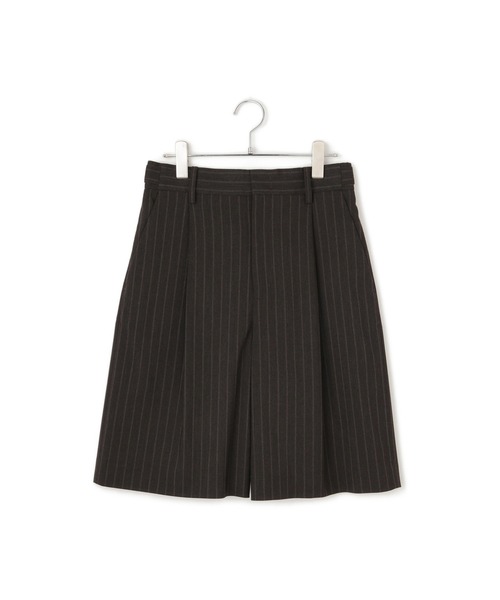 ADAM ET ROPE'(アダムエロペ)の「【サステナブル】ソリッド&ストライプハーフパンツ(その他パンツ・レディース・ブラック/ブラウン系その他・36/38)」の10枚目の写真