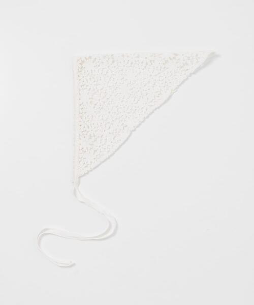 URBAN RESEARCH Sonny Label（アーバンリサーチサニーレーベル）の「フラワーレースサンカクストール（ストール/ショール・レディース・オフホワイト・ONE）」の8枚目の写真