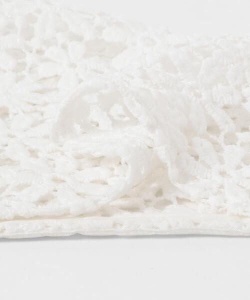 URBAN RESEARCH Sonny Label（アーバンリサーチサニーレーベル）の「フラワーレースサンカクストール（ストール/ショール・レディース・オフホワイト・ONE）」の10枚目の写真
