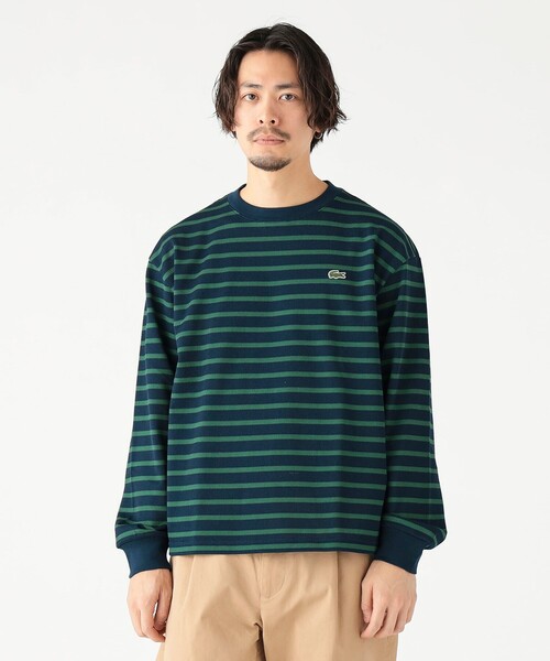 セール】【別注】LACOSTE / カノコ ボーダー ロングスリーブ Tシャツ