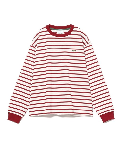 セール】【別注】LACOSTE / カノコ ボーダー ロングスリーブ Tシャツ