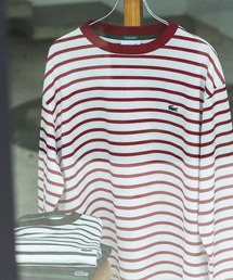 LACOSTE（ラコステ）の「【別注】LACOSTE / カノコ ボーダー ロングスリーブ Tシャツ（Tシャツ/カットソー）」