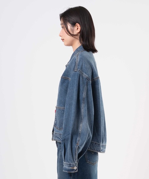 美品　アヤン ダークデニム バルーンスリーブジャケット 美品 アヤン ダークデニム バルーンスリーブジャケット