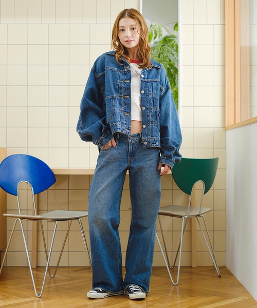 セール】Levi's/リーバイス バルーンスリーブ トラッカージャケット