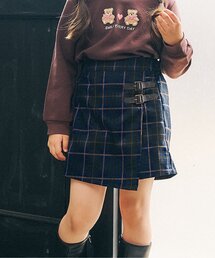【ジュニア対応】ロンドンガール風スカートパンツ