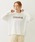 MILKFED.�i�~���N�t�F�h�j�́uPATTERNED LOGO L/S TEE�iT�V���c/�J�b�g�\�[�j�v�b�z���C�g