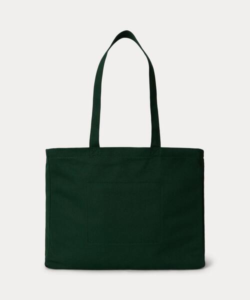 POLO RALPH LAUREN エンブロイダリー キャンバス トート POLO RALPH LAUREN『エンブロイダリー キャンバス トート