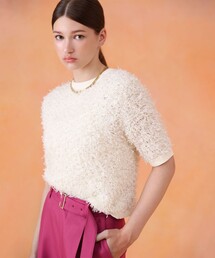 ANAYI | チュールツイード プルオーバー(ニット/セーター)