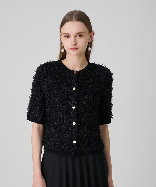 ANAYI（アナイ）の「チュールツイード プルオーバー（ニット/セーター・レディース・ホワイト/ベージュ/ブラック・36/38）」の10枚目の写真