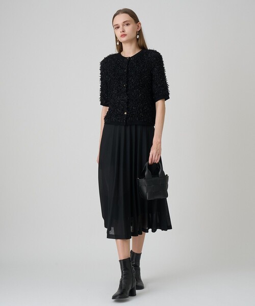 ANAYI（アナイ）の「チュールツイード プルオーバー（ニット/セーター・レディース・ホワイト/ベージュ/ブラック・36/38）」の11枚目の写真