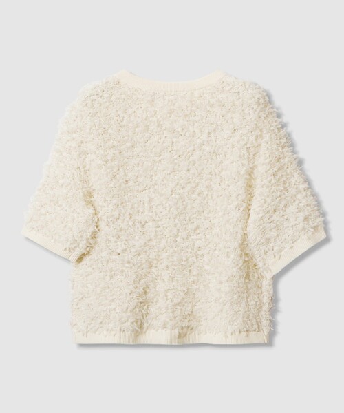 ANAYI（アナイ）の「チュールツイード プルオーバー（ニット/セーター・レディース・ホワイト/ベージュ/ブラック・36/38）」の13枚目の写真