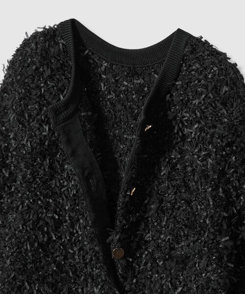 ANAYI（アナイ）の「チュールツイード プルオーバー（ニット/セーター・レディース・ホワイト/ベージュ/ブラック・36/38）」の21枚目の写真