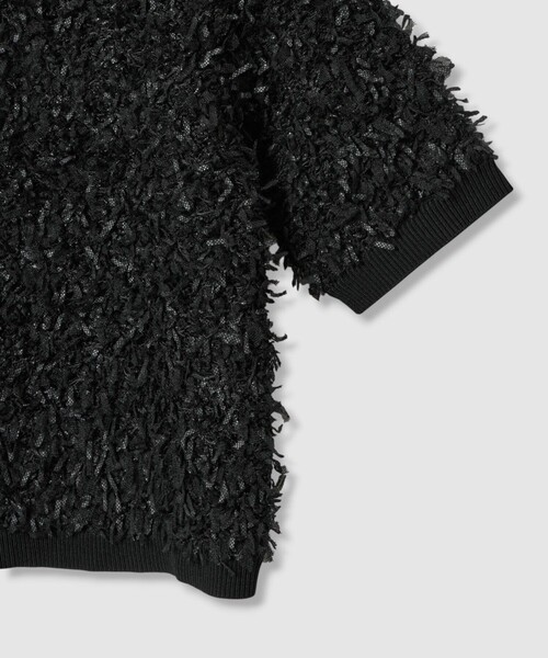 ANAYI（アナイ）の「チュールツイード プルオーバー（ニット/セーター・レディース・ホワイト/ベージュ/ブラック・36/38）」の22枚目の写真