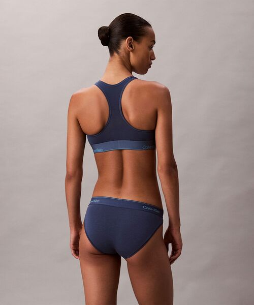 Calvin Klein（カルバン・クライン）の「Icon Cotton ライトリー ラインド ブラレット（ブラジャー・レディース・ピンク/ダークブルー・L/M/S）」の15枚目の写真