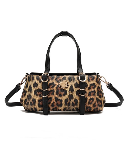 EVRIS（エヴリス）の「【EVRIS/エブリス】SUNNY Wベルトミニハンドバッグ（ハンドバッグ・レディース・レオパード/ダークブラウン・FREE）」の5枚目の写真