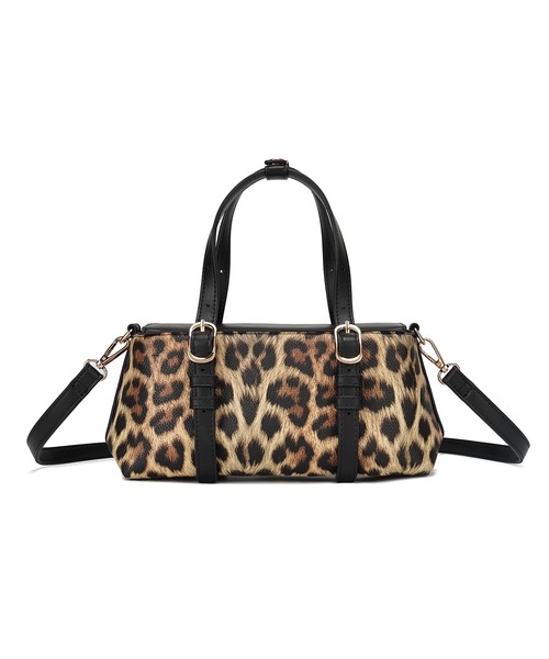 EVRIS（エヴリス）の「【EVRIS/エブリス】SUNNY Wベルトミニハンドバッグ（ハンドバッグ・レディース・レオパード/ダークブラウン・FREE）」の11枚目の写真