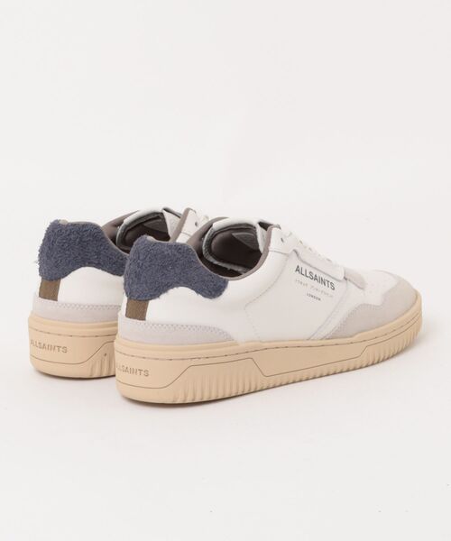 ALLSAINTS（オールセインツ）の「REGAN LEATHER LOW TOP TRAINERS | REGAN レザー ロー トップ スニーカー（スニーカー・メンズ・ホワイト×ブルー・UK8/UK9/UK10/UK7）」の10枚目の写真