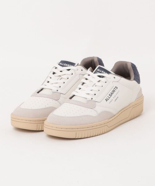 ALLSAINTS（オールセインツ）の「REGAN LEATHER LOW TOP TRAINERS | REGAN レザー ロー トップ スニーカー（スニーカー・メンズ・ホワイト×ブルー・UK8/UK9/UK10/UK7）」の9枚目の写真
