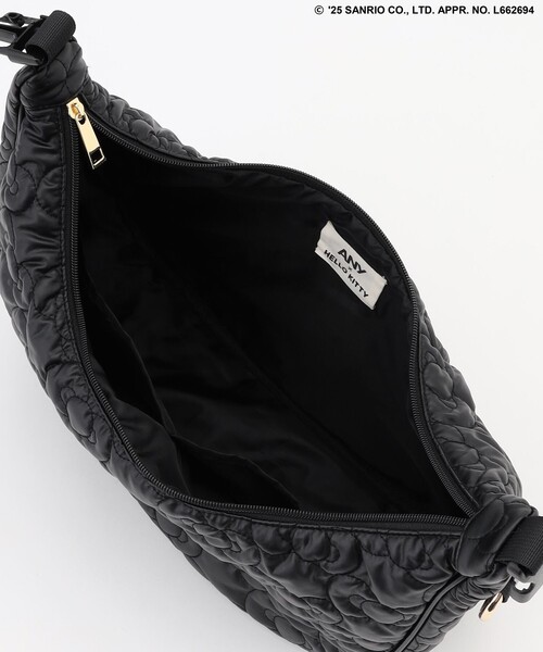 ANY（エニィ）の「【ハローキティ×ANY】キルトショルダーバッグ（ショルダーバッグ・レディース・ブラック系・F）」の3枚目の写真