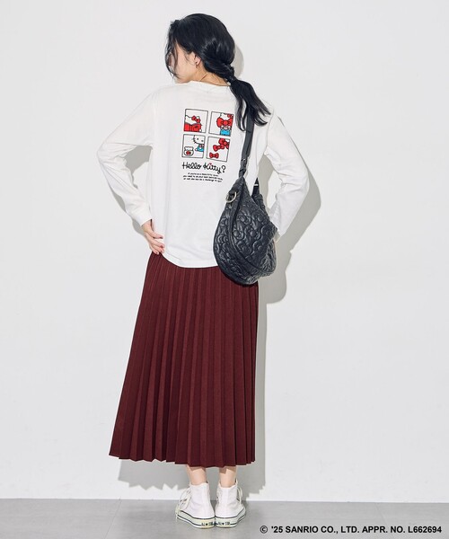 ANY（エニィ）の「【ハローキティ×ANY】キルトショルダーバッグ（ショルダーバッグ・レディース・ブラック系・F）」の8枚目の写真