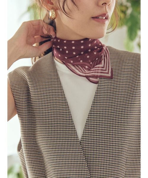 ミラオーウェン　共ベルト付きオーバーサイズノーカラーベストサイズ0ブラウン ミラ オーウェン Mila Owen 共ベルト付きオーバーサイズノー