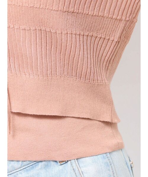 LAGUNAMOON(ラグナムーン)の「スパークラメリボンニットアンサンブル(アンサンブル・レディース・ライトグレー/レッド/ピンク・FREE)」の14枚目の写真