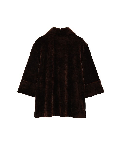 CLANE/クラネ　ポロシャツ　STUDIOS CLANE ポロシャツ ポロ CLANE/クラネ/CRUSHED VELOUR POLO TOPS