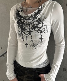 butterfly print tops
