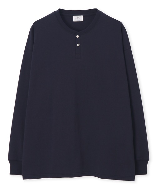 8オンス ヘビーウェイト オーバーサイズ ヘンリーネック ロンT（T