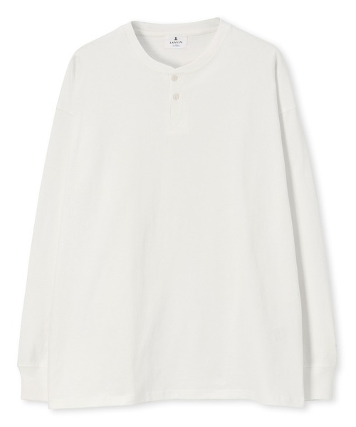 8オンス ヘビーウェイト オーバーサイズ ヘンリーネック ロンT（T