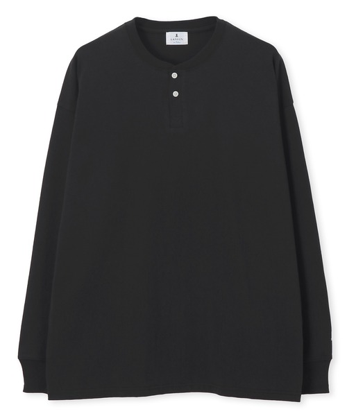 8オンス ヘビーウェイト オーバーサイズ ヘンリーネック ロンT（T