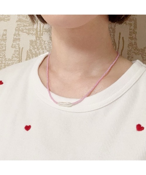 tone（トーン）の「【Seolrem】淡水パールスティックビーズチョーカー(MA)（チョーカー・レディース・A・FREE）」の4枚目の写真