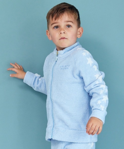 セール】【KIDS】スムーズィートラックジャケット（ルームウェア