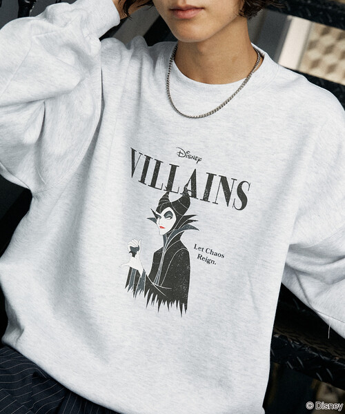 Disney(ディズニー)の「PUBLUX/パブリュクス 別注 VILLAINS MALEFICENT SWEAT/ヴィランズ マレフィセントプリントスウェット(限定展開)(スウェット・メンズ・チャコールグレー/ライトグレー・SMALL/MEDIUM/LARGE)」の20枚目の写真