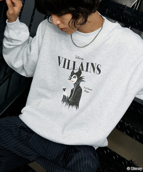 Disney(ディズニー)の「PUBLUX/パブリュクス 別注 VILLAINS MALEFICENT SWEAT/ヴィランズ マレフィセントプリントスウェット(限定展開)(スウェット・メンズ・チャコールグレー/ライトグレー・SMALL/MEDIUM/LARGE)」の21枚目の写真