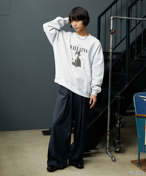 Disney(ディズニー)の「PUBLUX/パブリュクス 別注 VILLAINS MALEFICENT SWEAT/ヴィランズ マレフィセントプリントスウェット(限定展開)(スウェット・メンズ・チャコールグレー/ライトグレー・SMALL/MEDIUM/LARGE)」の22枚目の写真