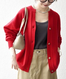 SHIPS any | SHIPS any:〈手洗い可能〉AQUA カシミヤ ミックス スキッパー カーディガン(カーディガン/ボレロ)