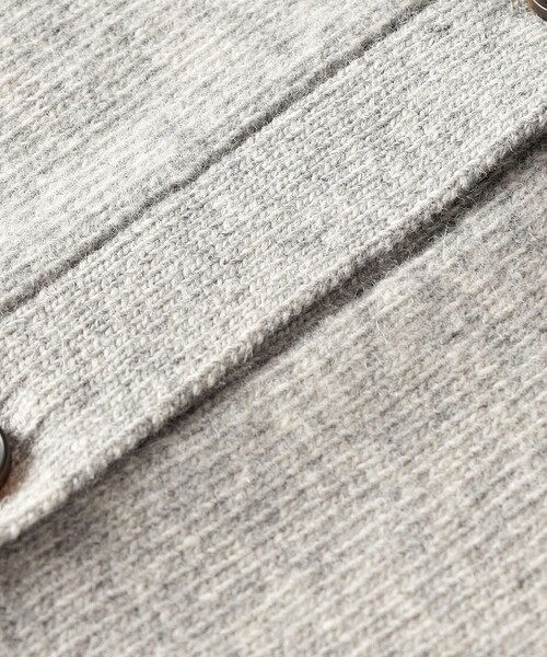 SHIPS any（シップス エニィ）の「SHIPS any:〈手洗い可能〉AQUA カシミヤ ミックス スキッパー カーディガン（カーディガン/ボレロ・レディース・ブラック/レッド/キャメル/オレンジ/オリーブ/ライトグレー・ONE SIZE）」の8枚目の写真