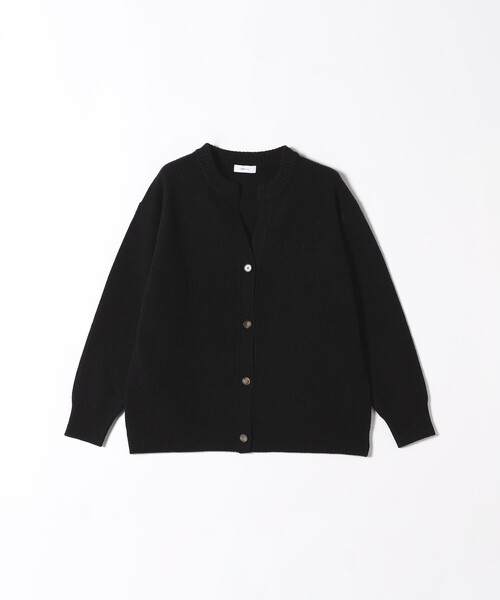 SHIPS any（シップス エニィ）の「SHIPS any:〈手洗い可能〉AQUA カシミヤ ミックス スキッパー カーディガン（カーディガン/ボレロ・レディース・ブラック/レッド/キャメル/オレンジ/オリーブ/ライトグレー・ONE SIZE）」の9枚目の写真