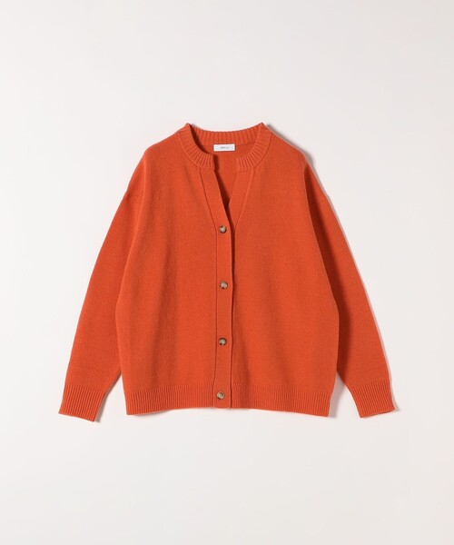 SHIPS any（シップス エニィ）の「SHIPS any:〈手洗い可能〉AQUA カシミヤ ミックス スキッパー カーディガン（カーディガン/ボレロ・レディース・ブラック/レッド/キャメル/オレンジ/オリーブ/ライトグレー・ONE SIZE）」の13枚目の写真