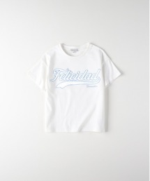 Right-on（ライトオン）の「【VIVIAN BLUE】サテンアップリケ刺繍半袖Ｔシャツ（Tシャツ/カットソー・キッズ）」