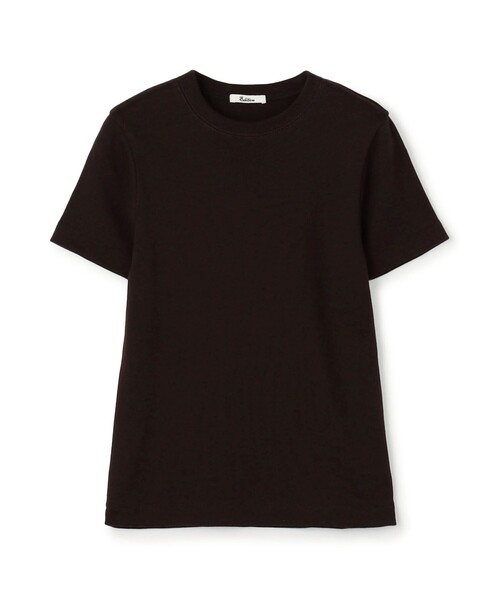 EDITION(エディション)の「コットンモダールフライス Tシャツ(Tシャツ/カットソー・レディース・ピンク/グレー/ライトブルー/ネイビー/ダークブラウン/レッド/ライトベージュ・36/34)」の1枚目の写真