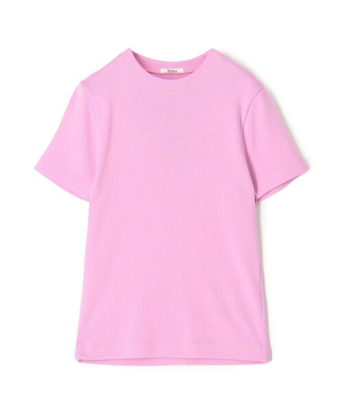 EDITION(エディション)の「コットンモダールフライス Tシャツ(Tシャツ/カットソー・レディース・ピンク/グレー/ライトブルー/ネイビー/ダークブラウン/レッド/ライトベージュ・36/34)」の6枚目の写真