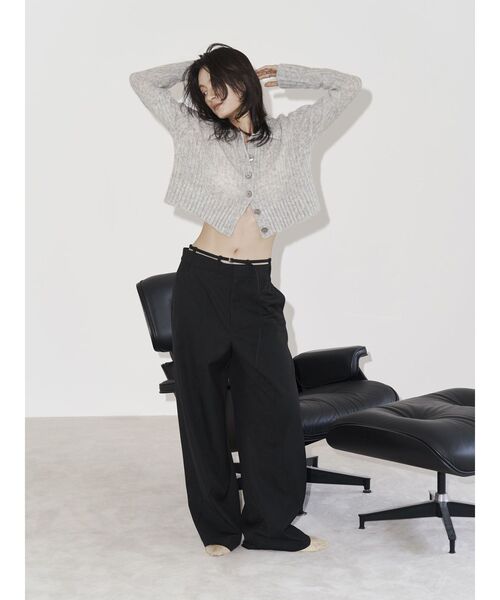 Htage（テージ）の「【Htage】ダブルウエストデザインパンツ（その他パンツ・レディース・ブラック/カーキ・SMALL/MEDIUM）」の2枚目の写真