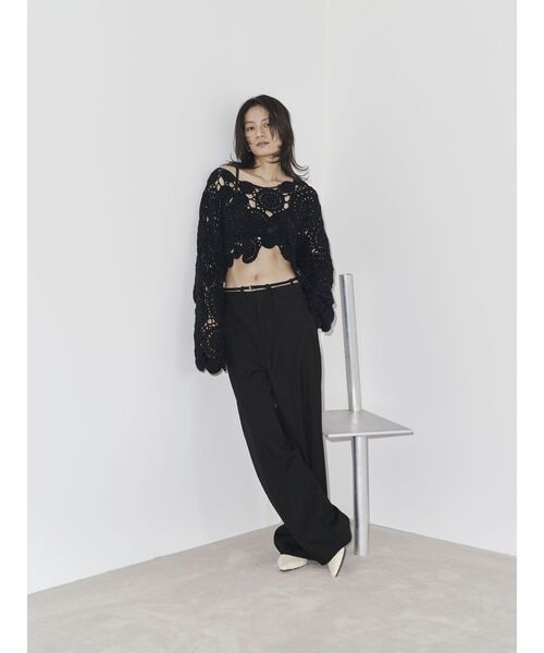 Htage（テージ）の「【Htage】ダブルウエストデザインパンツ（その他パンツ・レディース・ブラック/カーキ・SMALL/MEDIUM）」の13枚目の写真