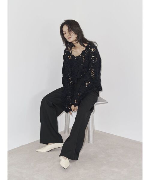 Htage（テージ）の「【Htage】ダブルウエストデザインパンツ（その他パンツ・レディース・ブラック/カーキ・SMALL/MEDIUM）」の14枚目の写真