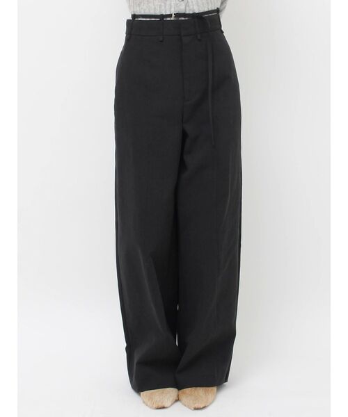 Htage（テージ）の「【Htage】ダブルウエストデザインパンツ（その他パンツ・レディース・ブラック/カーキ・SMALL/MEDIUM）」の16枚目の写真