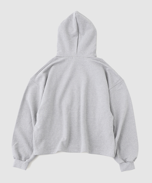 WISM（ウィズム）の「Estudio Niksen / エストゥディオ・ニクセン Boxy Zip-up Hoodie（パーカー・メンズ・ライトグレー/ブラック・1/2）」の17枚目の写真