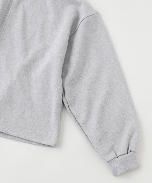 WISM（ウィズム）の「Estudio Niksen / エストゥディオ・ニクセン Boxy Zip-up Hoodie（パーカー・メンズ・ライトグレー/ブラック・1/2）」の18枚目の写真